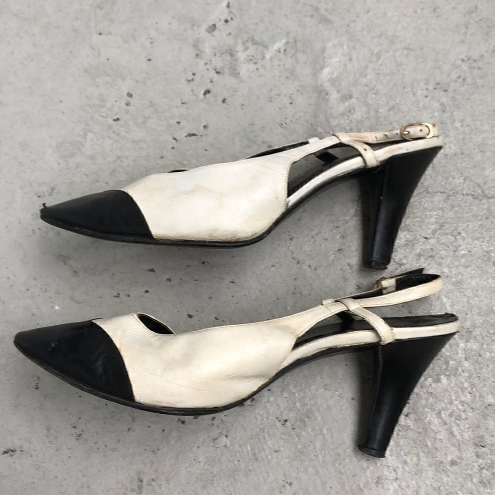 Vintage  YSL  slingbacks - Picture 3 of 9